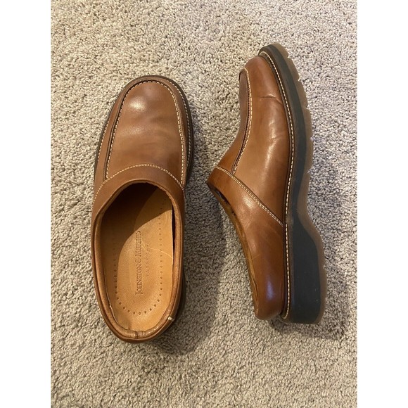 Johnston & Murphy Shoes Johnston Murphy Mens Leather Clog Shoes